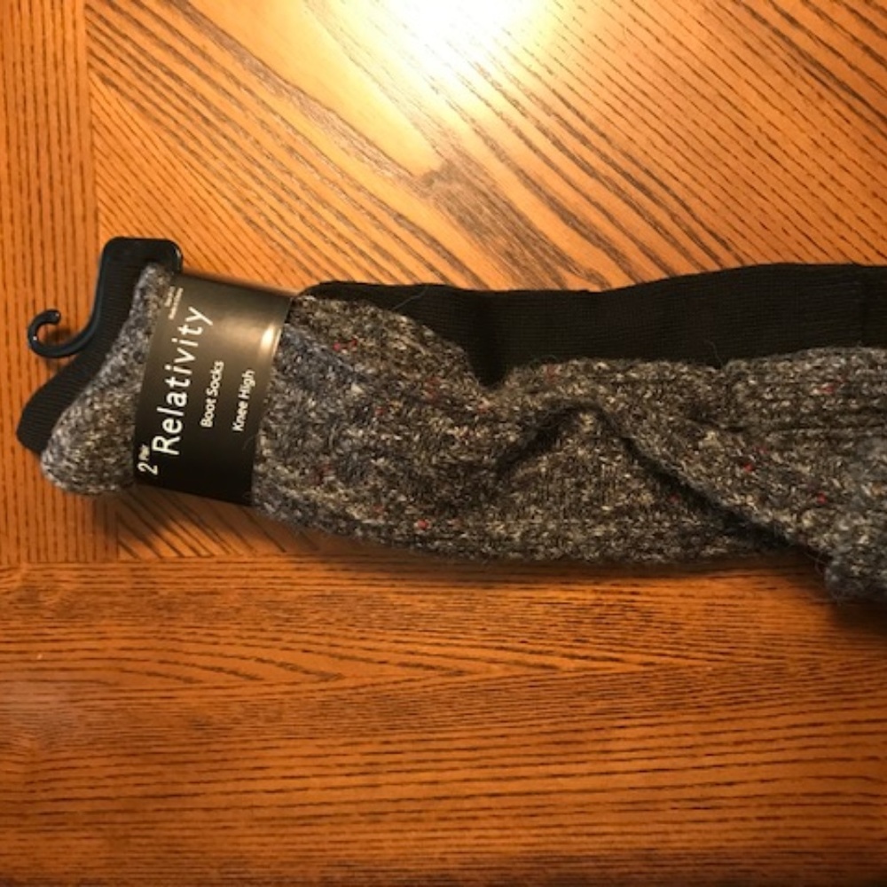 Boot socks knee high